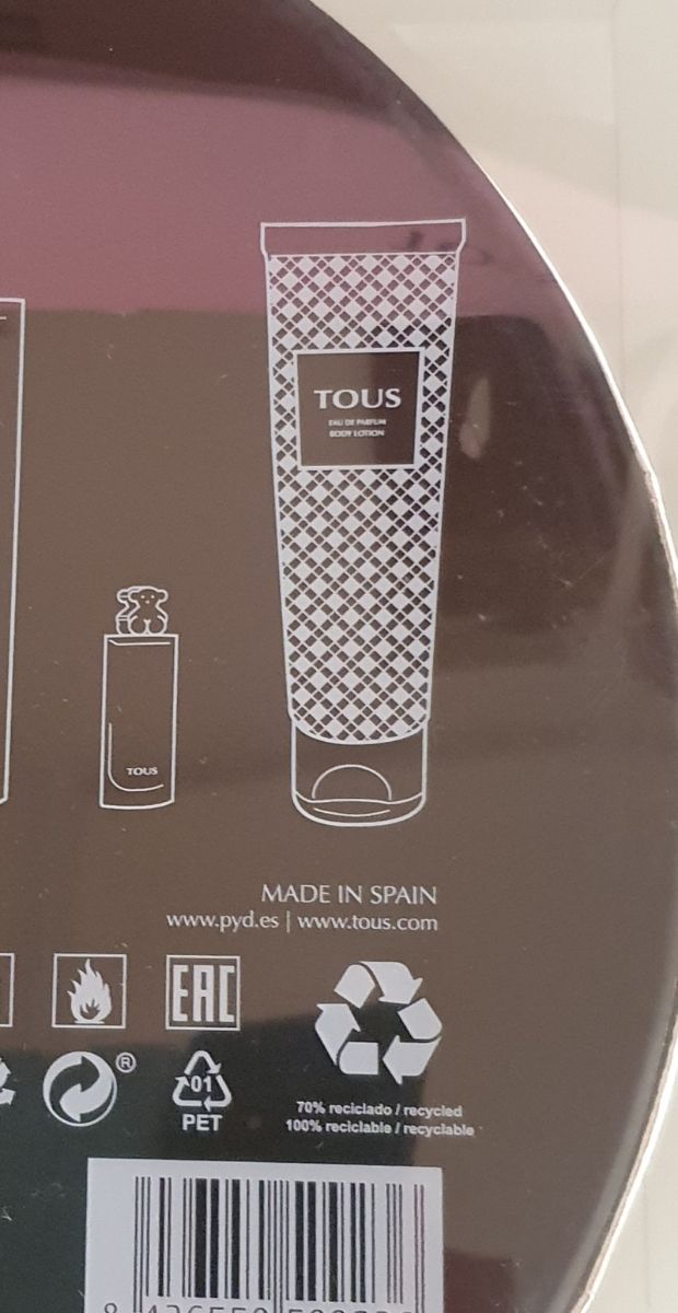 Tous estuche perfume original