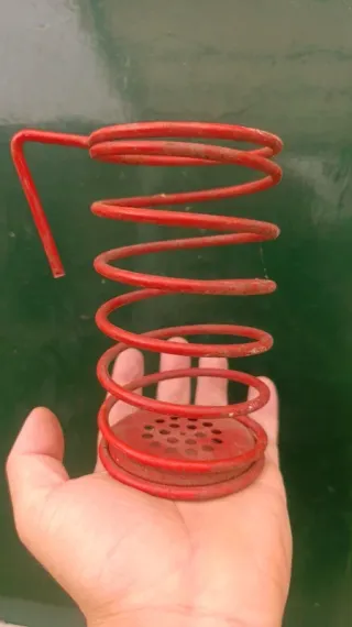 Portaposate vintage anni '80 rosso