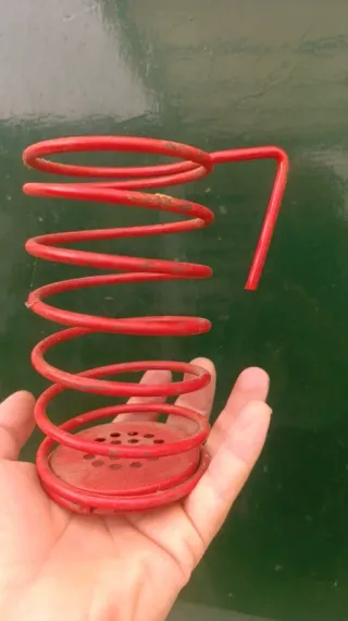 Portaposate vintage anni '80 rosso