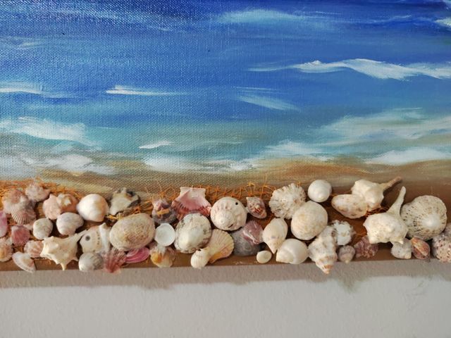 Cuadro marinero pintado a mano