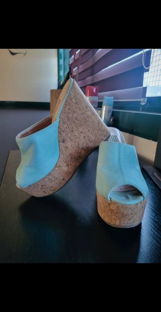 Cuñas  turquesa