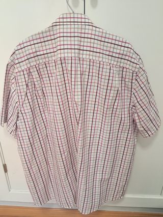 Camisa Dustin manga corta multicolor.Talla 7