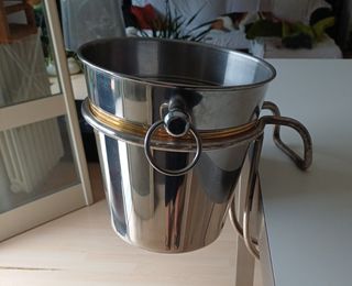 Portasecchiello argento - vintage