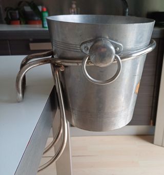 Portasecchiello argento - vintage