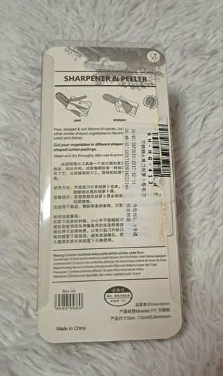 Sacapuntas y pelador verduras