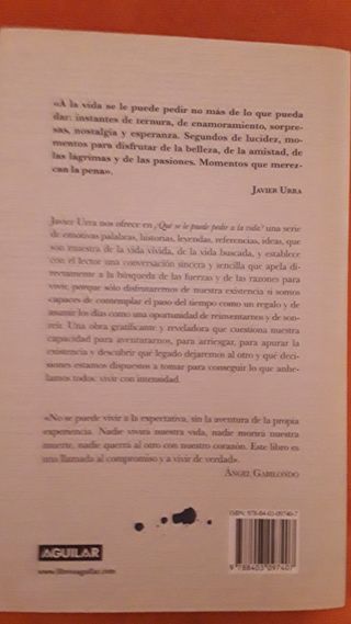 ¿Qué se le puede pedir a la vida?: Pasa página ...