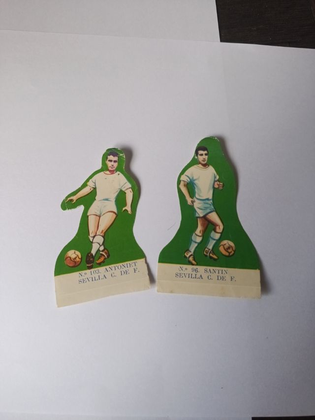 Cromos Sevilla F.C.: Antonet y Santín