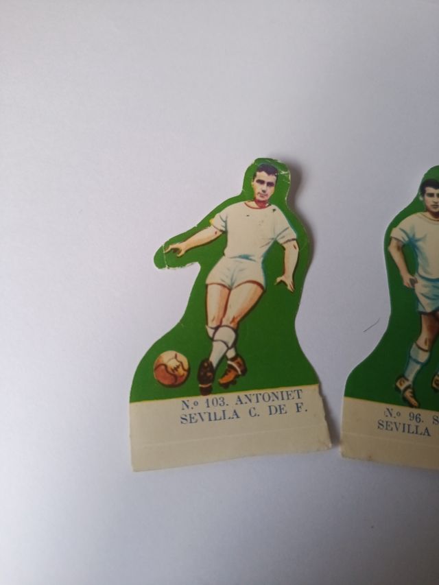 Cromos Sevilla F.C.: Antonet y Santín