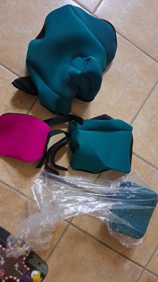 Fundas sillas bebé - Teal & Rosa
