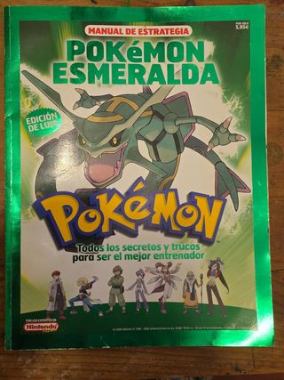 Pokémon Esmeralda manual de estrategia Nintendo 