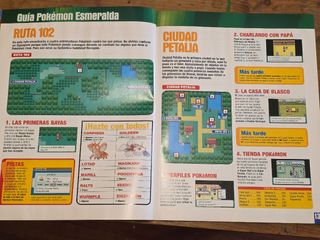 Pokémon Esmeralda manual de estrategia Nintendo 