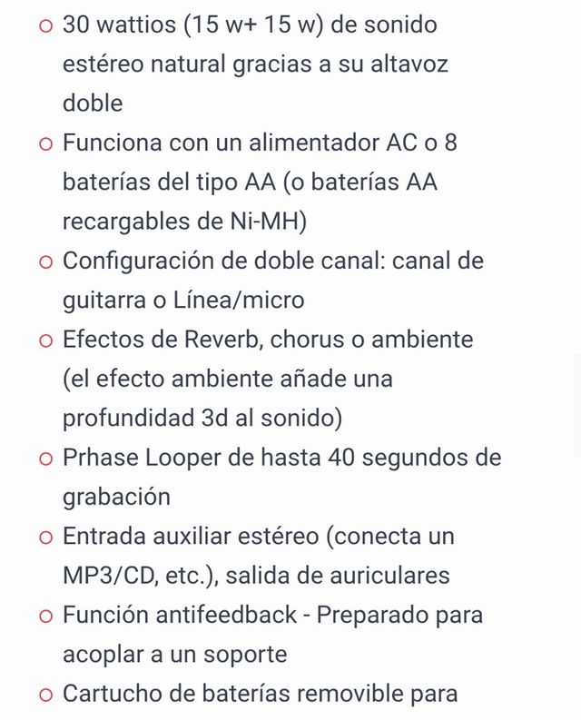 Amplificador Roland AC-33 NUEVO
