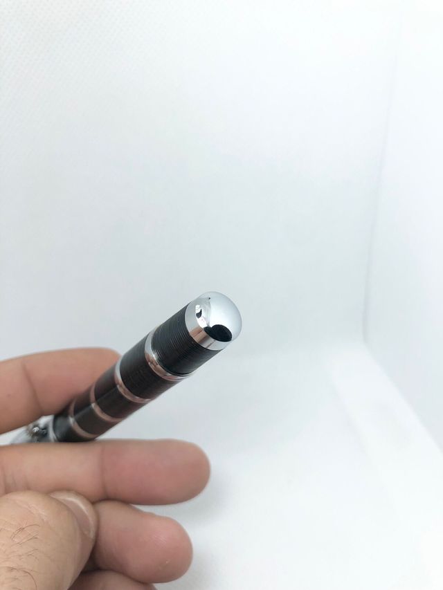 Penna stilografica Baoer elegante, pietra bianca