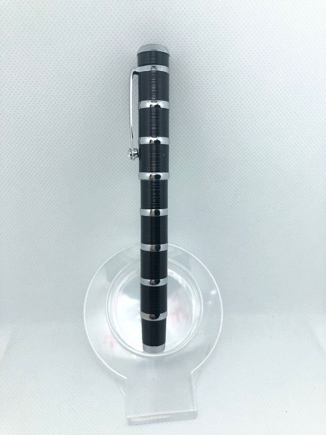 Penna stilografica Baoer elegante, pietra bianca