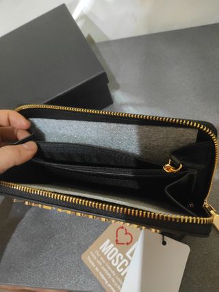 Portafoglio Love Moschino nero