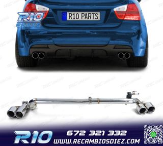 KIT CONVERSIÓN ESCAPE PARA BMW E90 E91 05-12 PACK M DOBLE A