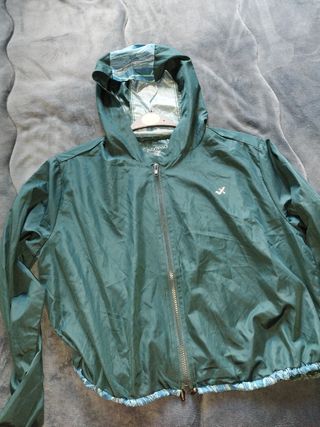 Chaqueta deportiva verde mujer