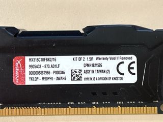 Memoria HyperX Fury RAM 8 GB DDR3