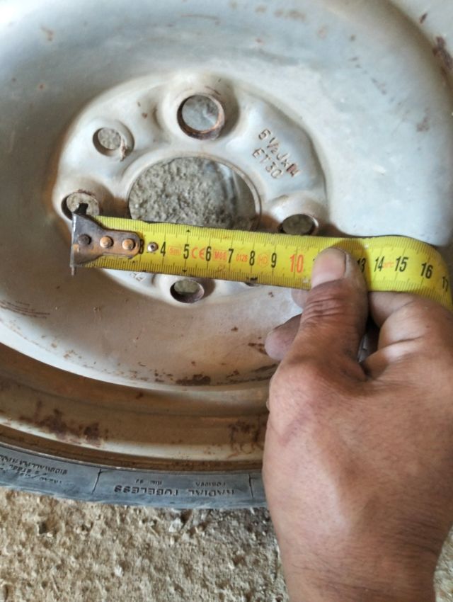 Rueda caravana usada 14 pulgadas 