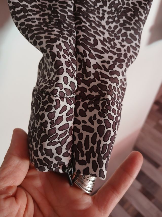 Pantalones harén Zara - Animal print