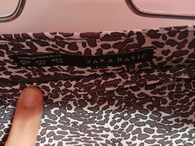 Pantalones harén Zara - Animal print