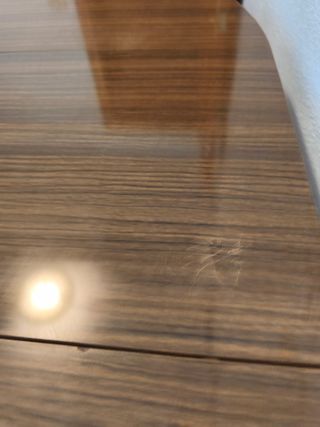 Mesa comedor extensible marrón