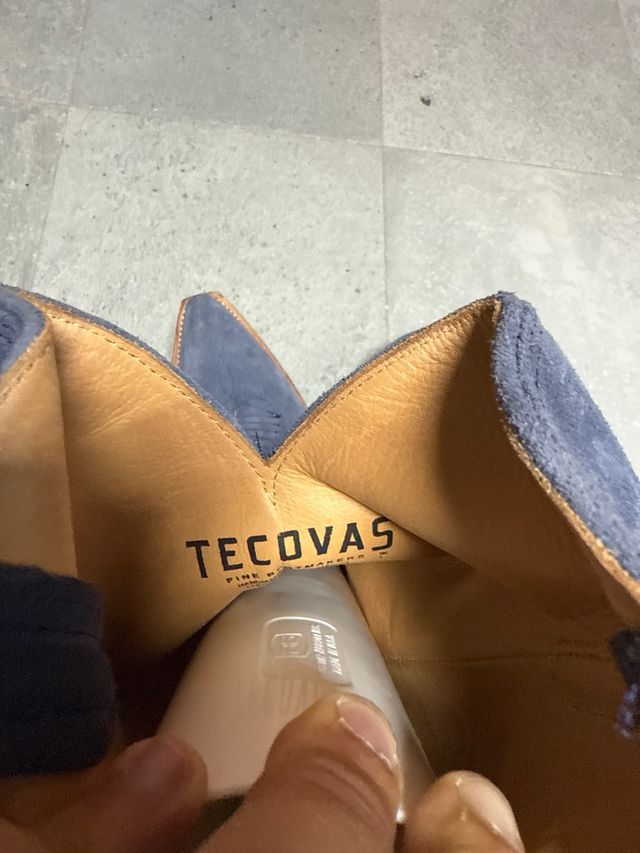Botas Tecovas azul - Piel