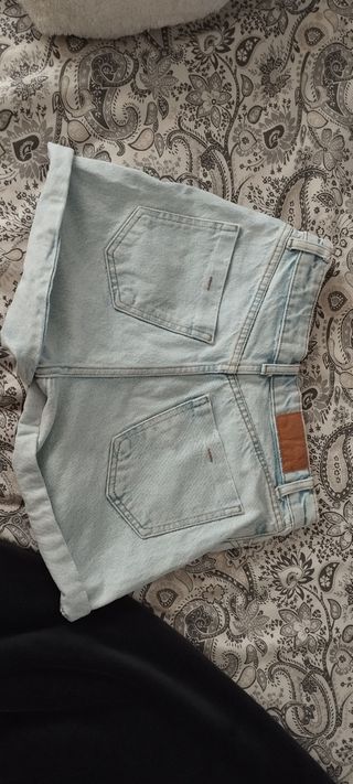 Shorts vaqueros Zara - Azul claro