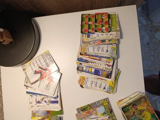 Cartas Panini fútbol: ¡Colección!