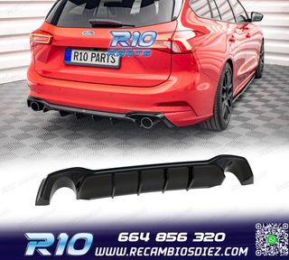DIFUSOR FORD FOCUS ST 19- NEGRO BRILLO