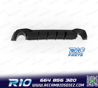 DIFUSOR FORD FOCUS ST 19- NEGRO BRILLO