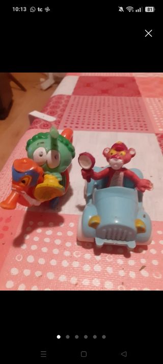 Lote figuras PVC: Snoopy, Superman...