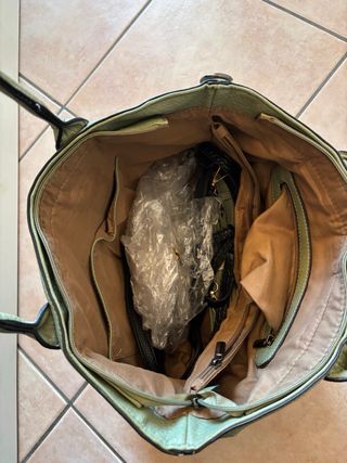 Borsa a tracolla verde