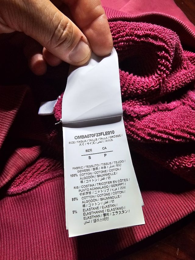 Felpa Off-White divino Bacco