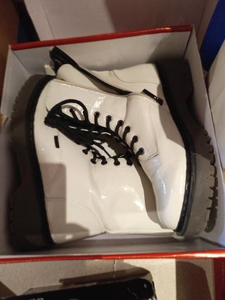 Botas blancas mujer talla 41
