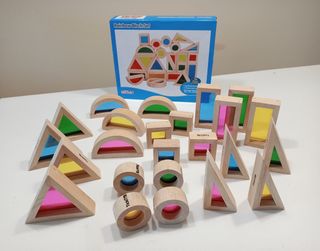 Bloques madera MESA LUZ