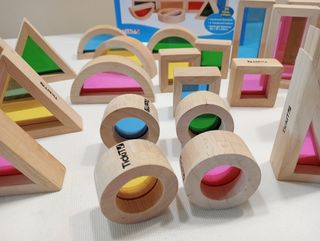 Bloques madera MESA LUZ