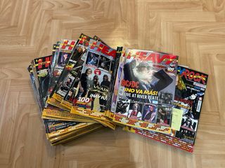 Lote revistas antiguas Heavy Rock.
