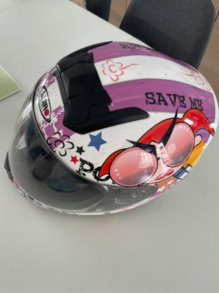 Casco moto niña integral Shiro