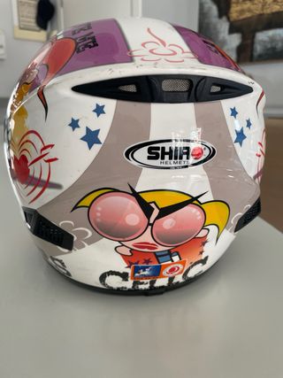 Casco moto niña integral Shiro
