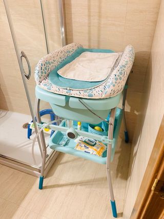 Cambiador bebé bañera