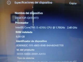 Portátil Acer i5 - Gris Plata