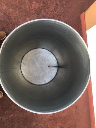 Depósito acero inox. vino 1 ud.70 litros
