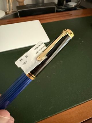 Pluma Pelikan M800 Azul