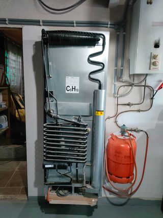 Frigorífico de gas y luz - 2 puertas
