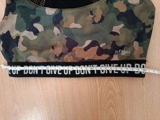 Top deportivo Lefties camuflaje