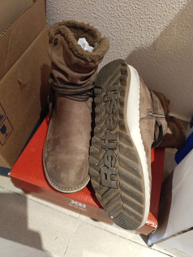 Botas ante marrón - talla 41