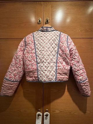 Chaqueta reversible S - Rosa y Azul