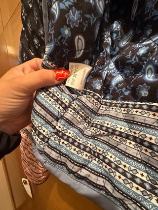Chaqueta reversible S - Rosa y Azul