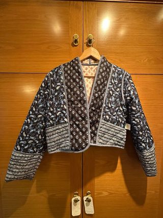 Chaqueta reversible S - Rosa y Azul